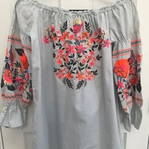 Free People Fleur Du Jour Shift Dress